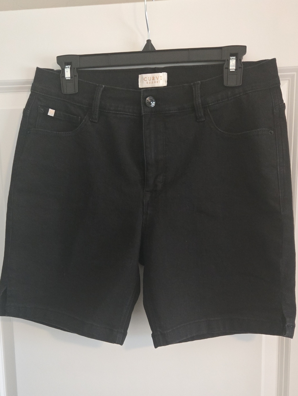 Curve Appeal Women’s Black Jean Shorts